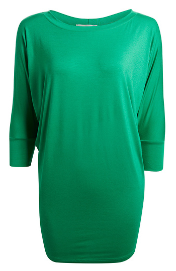 Nina Dolman Round Neck Modal Jersey Top Slide 1