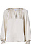 Split Neck Long Sleeve Blouse Thumb 1