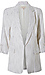 3/4 Sleeve Pinstriped Blazer Thumb 1