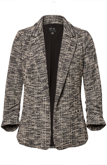 Tweed Open Blazer Slide 1