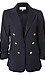 3/4 Shirred Sleeve Blazer Thumb 1