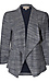 Waterfall Cuffed Open Blazer Thumb 1