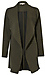 Textured Waterfall Coat Thumb 1