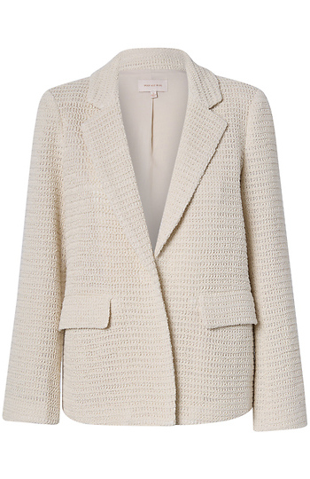 Long Sleeve Crochet Blazer Slide 1