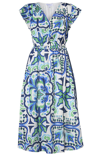V-Neck Midi Dress Slide 1