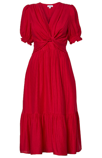 V-Neck Midi Dress Slide 1