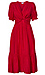 V-Neck Midi Dress Thumb 1