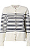 Button Down Stripe Cardigan Sweater Thumb 1