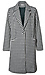 Single-Button Houndstooth Coat Thumb 1