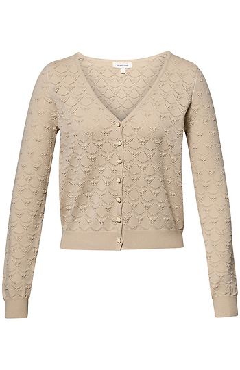 Textured Knit Cardigan Slide 1