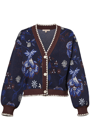 V-Neck Cardigan Slide 1