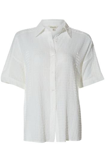 Button Front Collared Top Slide 1