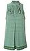 Sleeveless Top with Necktie Thumb 1