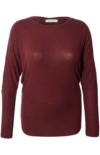 Stella Brushed Long Sleeve Dolman Top Slide 1
