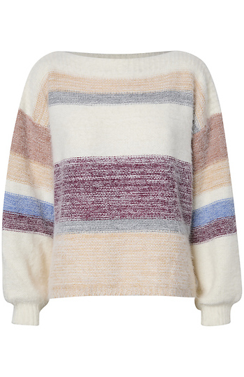 Color Block Soft Knit Sweater Slide 1