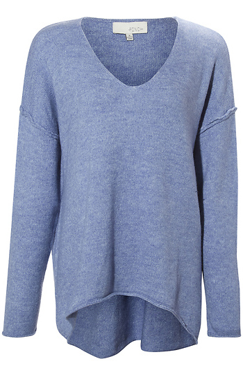 V-Neck Long Sleeve Slide 1