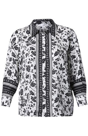 Collared Button Printed Shirt Slide 1
