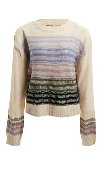 Lightweight Striped Sweater Slide 1