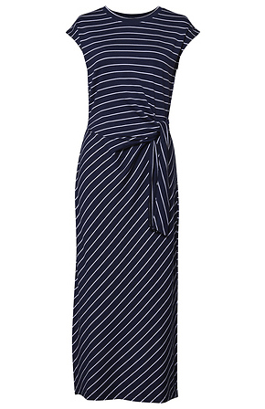Striped Maxi Dress in Navy/White XXS - XL | DAILYLOOK