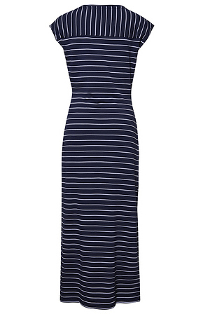 Striped Maxi Dress in Navy/White XXS - XL | DAILYLOOK