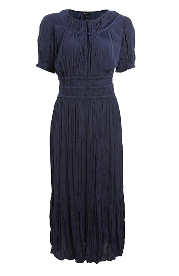 Pleated Midi Dress Slide 1