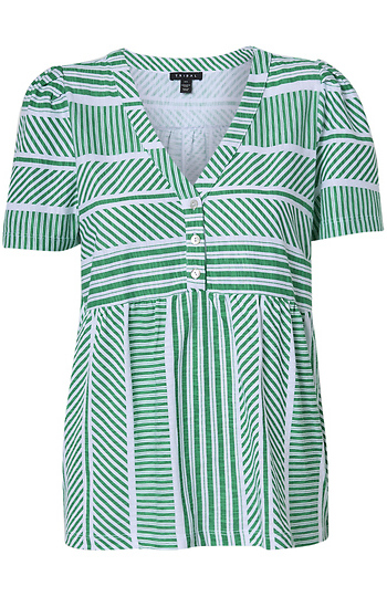 Short Sleeve Flare Top Slide 1