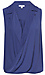 Sleeveless Surplice Collared Blouse Thumb 1