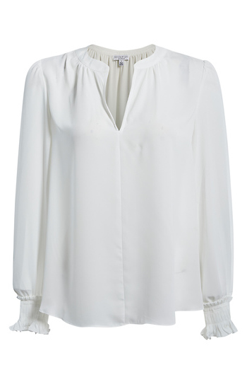 Pleated Cuff Blouse Slide 1