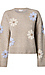 Flower Round Neck Sweater Thumb 1