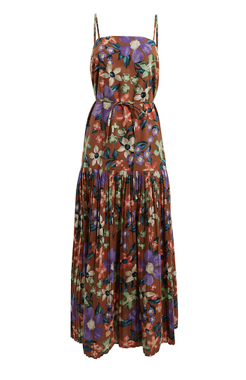 Floral Midi Dress Slide 1