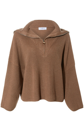 Quater Zip Sweater Slide 1