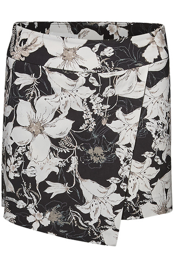 Floral Printed Skort Slide 1