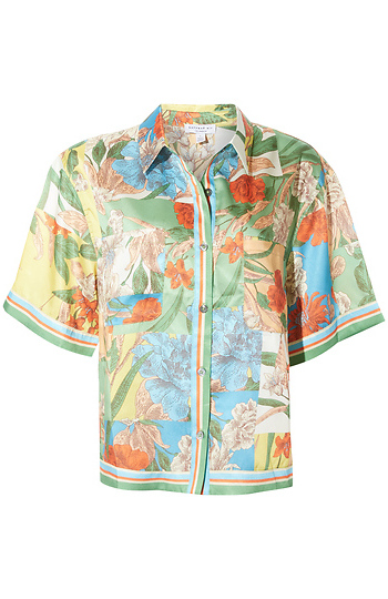 Tropical Button Up Shirt Slide 1