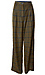 Check Pattern Wide Leg Pants Thumb 1