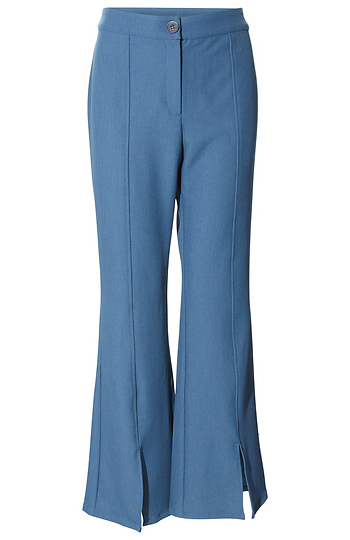 Front Hem Slit Pants Slide 1