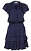 Surplice Tiered Mini Dress Thumb 1