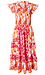Floral Smocked Midi Dress Thumb 1
