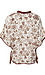 Binding Detailed Print Poncho Thumb 2