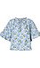 Floral Print Embroidered Top Thumb 1