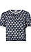 Printed Puff Sleeve Top Thumb 1