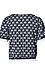 Printed Puff Sleeve Top Thumb 2