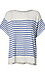 Short Sleeve Stripe Top Thumb 1