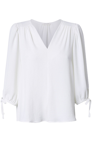 Tie Sleeve Blouse Slide 1