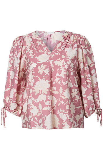 Floral 3/4 Sleeve Blouse Slide 1