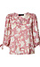 Sleeve Tie V-Neck Top Thumb 1
