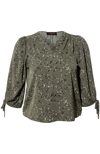 Tie Sleeve Blouse Slide 1