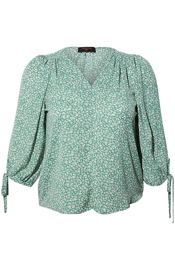 Tie Sleeve Blouse Slide 1