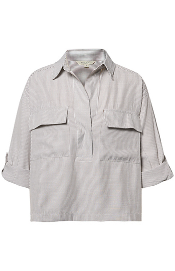 Collared Striped Shirt Slide 1