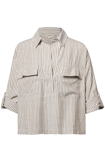 Collared Striped Shirt Slide 1