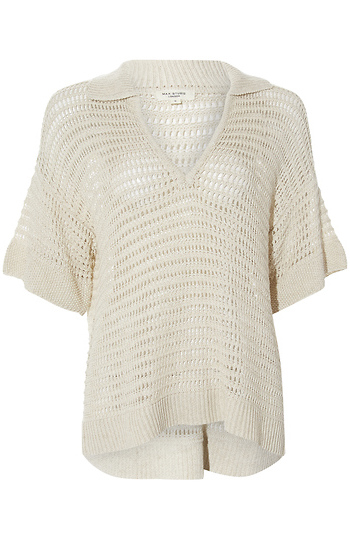 Collared Knit Top Slide 1